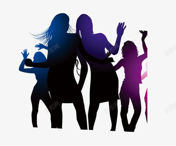 唯美精美人物剪影png免抠素材_新图网 https://ixintu.com 人物 剪影 唯美 精美 美女