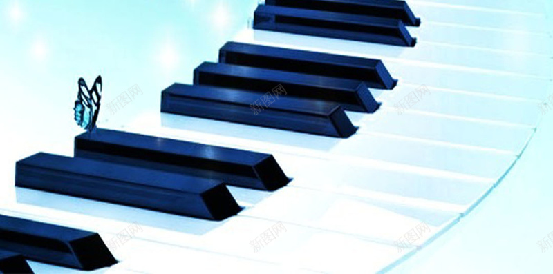钢琴架上的蝴蝶H5jpg设计背景_新图网 https://ixintu.com H5素材 星空 梦幻 浪漫 蝴蝶 钢琴