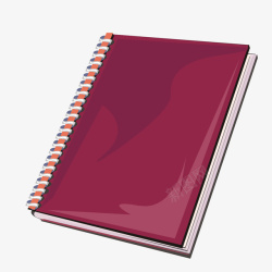 手绘紫色笔记本图样手绘紫色笔记本图样高清图片