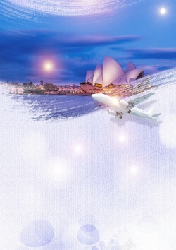 歌剧海报著名澳大利亚悉尼旅游海报高清图片