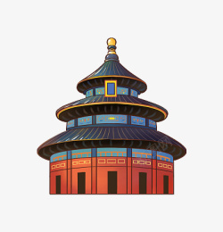 北京旧建筑北京的著名建筑物天坛高清图片