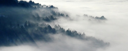 朦胧山风景背景图高清图片