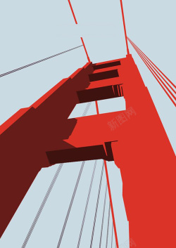 红色大桥红色大桥背景高清图片