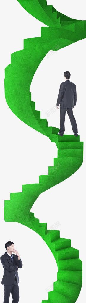 绿色楼梯和男人psd免抠素材_新图网 https://ixintu.com 人物 商务人物 楼梯 男人 绿色楼梯