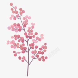 粉色的小树素材