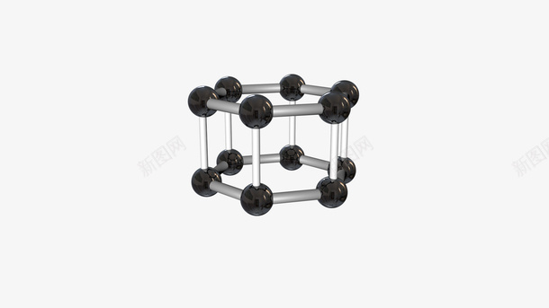 石墨原子结构png免抠素材_新图网 https://ixintu.com 化学 石墨 碳原子 结构