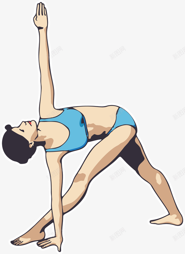 卡通做健身运动的人图矢量图ai免抠素材_新图网 https://ixintu.com 健身 健身姿势 健身舞 健身舞蹈 健身运动 瑜伽 矢量健身运动 舞蹈 运动 锻炼 矢量图