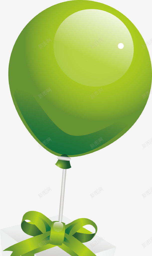 礼物气球绿色旅游氢气球png免抠素材_新图网 https://ixintu.com 旅游 气球 氢气球 礼物 绿色