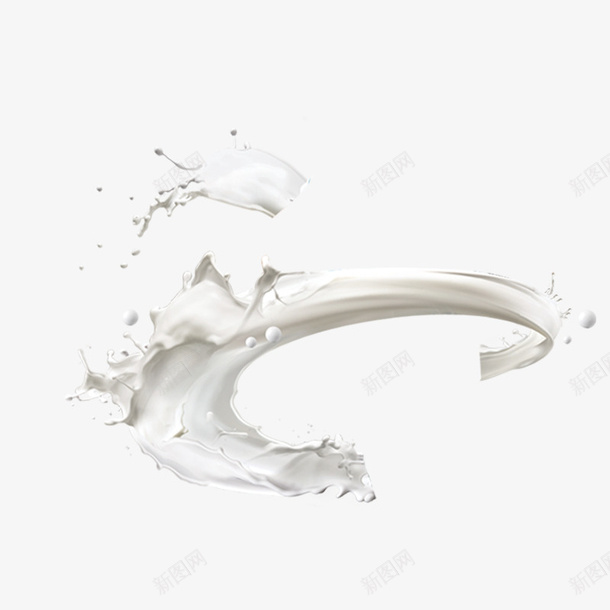 原味牛奶环绕液体png免抠素材_新图网 https://ixintu.com 原味 液体 牛奶 环绕