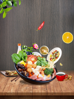 中华料理餐饮海报舌尖上的美食高清图片