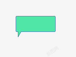 卡通绿色植被对话框卡通对话框简约对话框绿色对话框高清图片