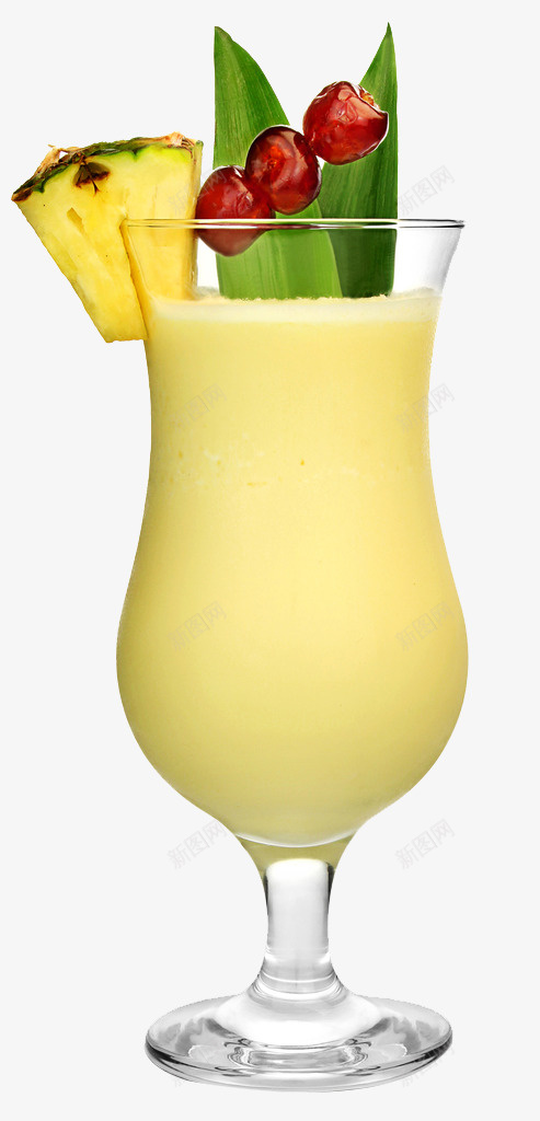 菠萝饮料png免抠素材_新图网 https://ixintu.com 菠萝 饮品 饮料 黄色