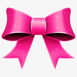 可爱的粉色蝴蝶结icon素材