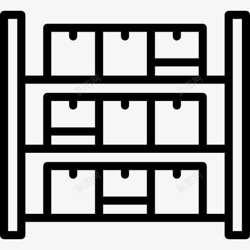 股票图标png_新图网 https://ixintu.com 仓储 仓库 库存 建筑
