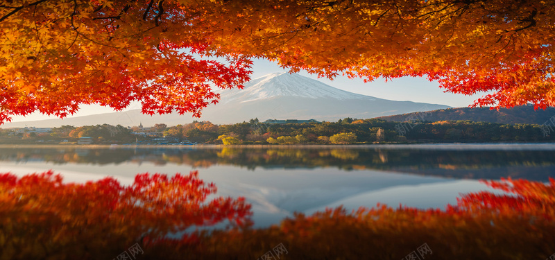 风景山峰背景