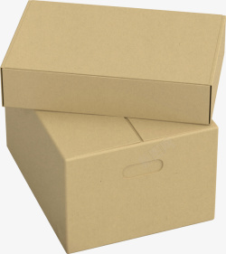 快递箱纸盒仓库的包装箱子素材