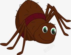 棕色蚂蚁卡通蚂蚁高清图片