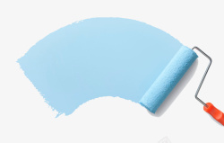 蓝色刷墙漆面素材