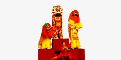 传统节目舞狮高清图片