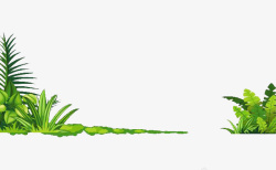 蕨类植物矢量绿叶蕨类植物装饰元素高清图片