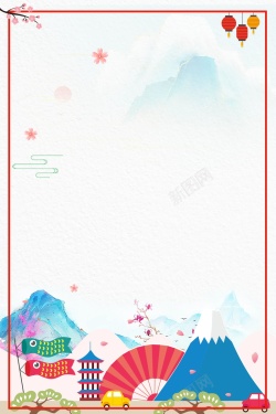 大坂城堡日本旅游日本印象背景高清图片