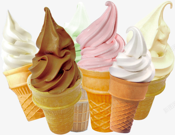 甜筒冰淇淋圣代png免抠素材_新图网 https://ixintu.com 冰淇淋 冰激凌 冷品 圣代 夏日 甜筒 雪糕