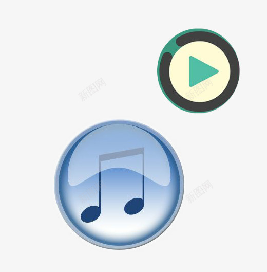 音乐播放器图标png_新图网 https://ixintu.com 播放器界面 音乐 音乐图标 音乐播放器 音乐播放器界面 音乐播放图标