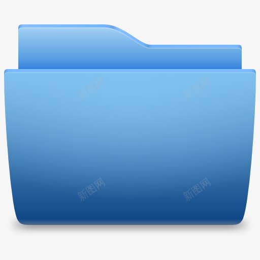 文件夹蓝色力弘图标png_新图网 https://ixintu.com blue folder 文件夹 蓝色