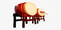 中国风乐器大鼓商业素材
