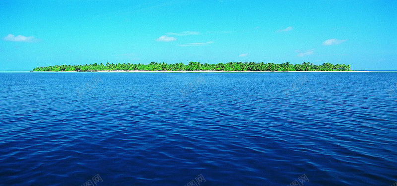 广阔的大海美景背景