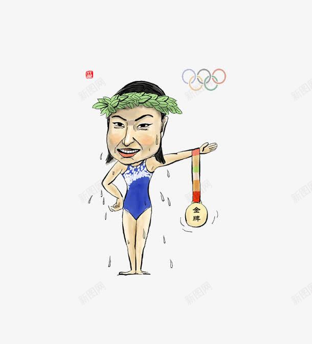 奥运跳水冠军png免抠素材_新图网 https://ixintu.com 冠军 奥运 跳水 运动员