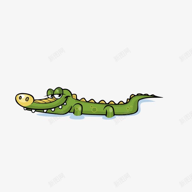 水利的鳄鱼png免抠素材_新图网 https://ixintu.com png图形 png装饰 动物 卡通 绿色 装饰 鳄鱼