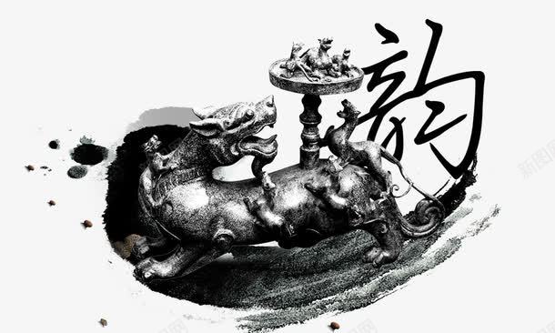 古风青铜雕像png免抠素材_新图网 https://ixintu.com 古风 雕像 青铜 韵
