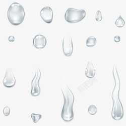 水滴水珠雨滴雨水素材