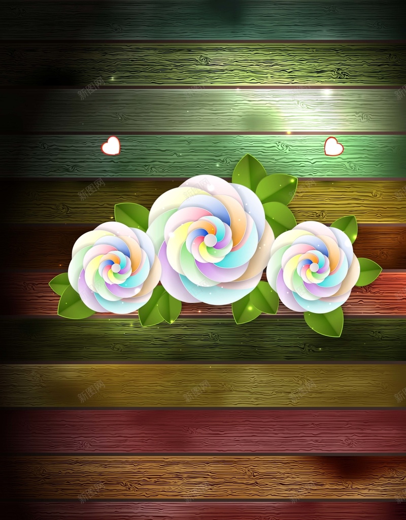 木板上彩色的花朵背景素材jpg设计背景_新图网 https://ixintu.com 光晕 木板 海报 纹理 花朵 背景 AI 矢量素材 高清背景设计图 欣喜