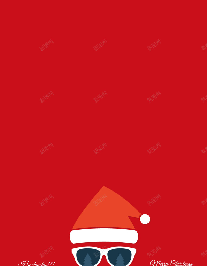红色卡通圣诞老人H5图jpg设计背景_新图网 https://ixintu.com 圣诞老人 圣诞节 卡通 文艺 红色 简约 狂欢 卡通圣诞节H5素材