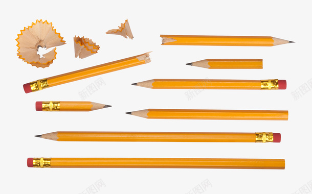 铅笔学生美术必工具png免抠素材_新图网 https://ixintu.com 学习工具 彩铅 绘画工具 铅笔