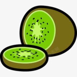 kiwi食物猕猴桃openicon图标高清图片