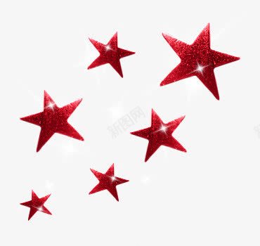 红色星星png免抠素材_新图网 https://ixintu.com merrychristmas 圣诞装饰 星星 红色