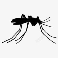 鎶曞奖浠蚊子剪影高清图片