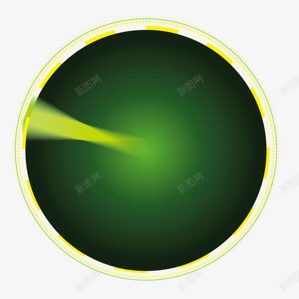 绿色雷达扫描信号png免抠素材_新图网 https://ixintu.com 扫描信号 绿色 雷达 雷达扫描