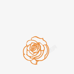 镂空抠图玫瑰花素材