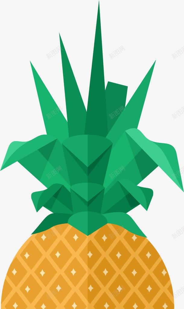 卡通菠萝矢量图eps免抠素材_新图网 https://ixintu.com 卡通手绘 菠萝 食物蔬菜 矢量图