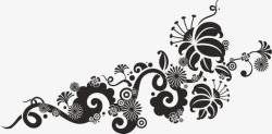 欧式花纹创意形状花卉图案素材