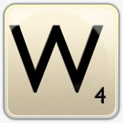 字母W键盘按键W图标高清图片