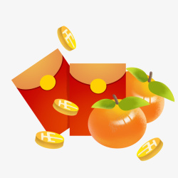 喜庆金币元素素材