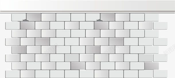 灰色砖瓦墙png免抠素材_新图网 https://ixintu.com 城墙 守卫 灰色 砖瓦 破损 边防