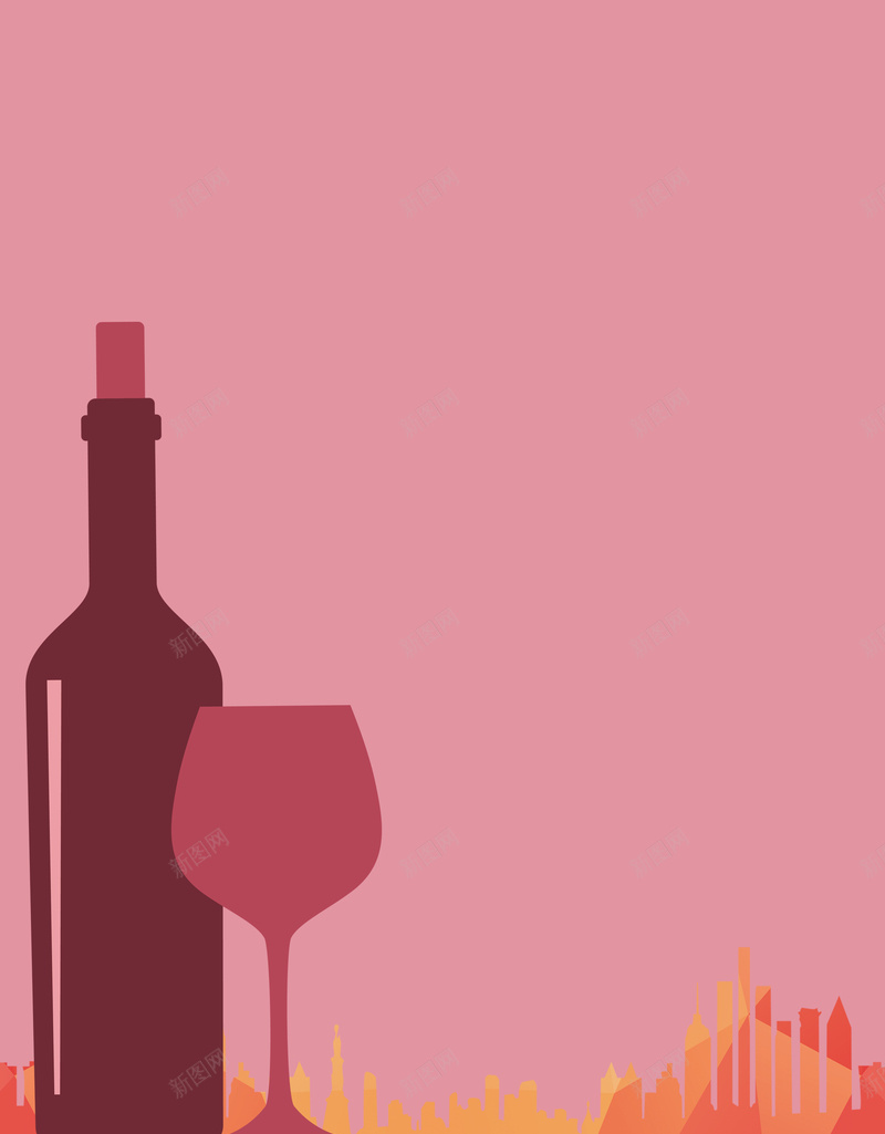 葡萄酒剪影海报背景psd设计背景_新图网 https://ixintu.com 剪影 海报 海报素材 海报背景 素材 素材海报 素材背景 背景 背景海报 背景素材 葡萄酒