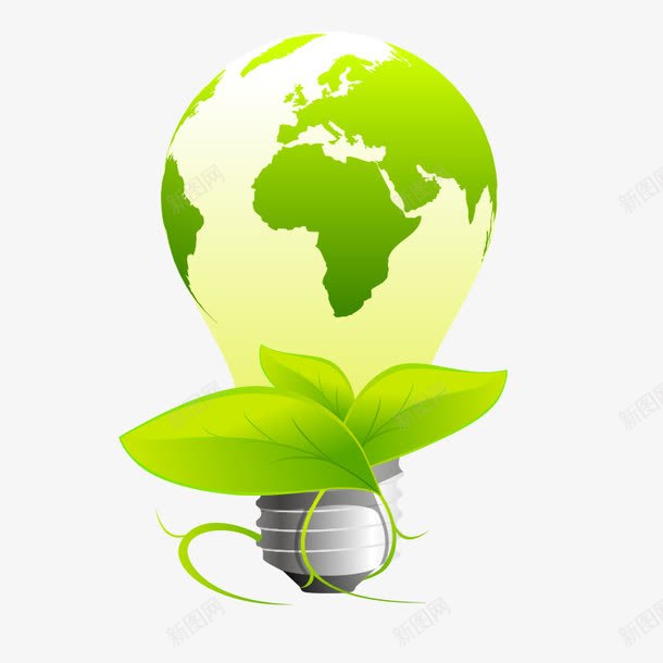科技环保png免抠素材_新图网 https://ixintu.com 地球 环保 绿色