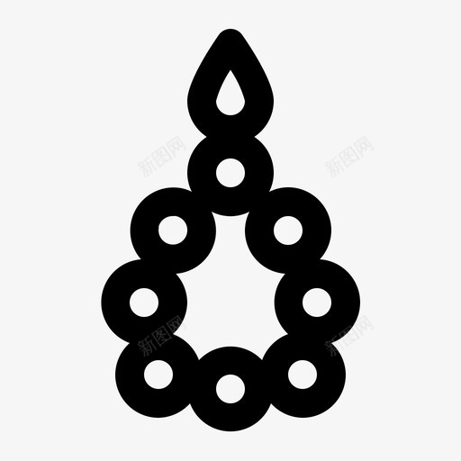 念珠伊斯兰教穆斯林图标svg_新图网 https://ixintu.com 伊斯兰教 塔斯 念珠 拉马 斋月 穆斯林 马达